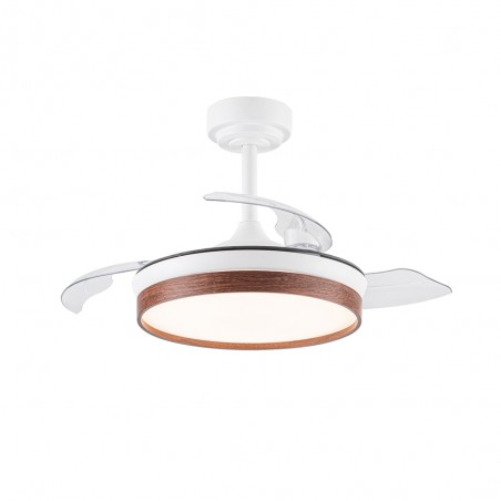 LED fan with folding blades Tamero Cherry CCT Dim (46W)