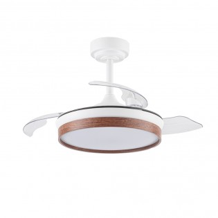 LED fan with folding blades Tamero Cherry CCT Dim (46W)