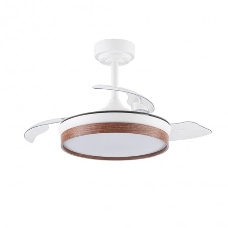 LED fan with folding blades Tamero Cherry CCT Dim (46W)