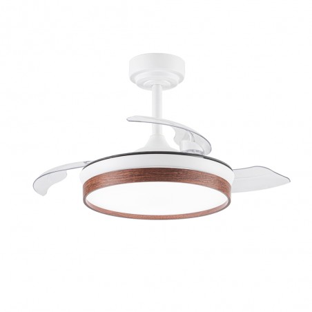 LED fan with folding blades Tamero Cherry CCT Dim (46W)