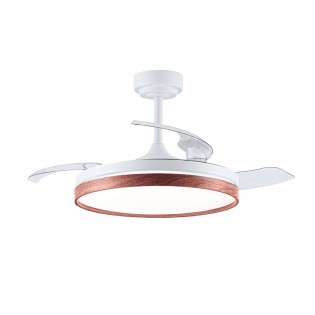 LED fan with folding blades Tamero Cherry CCT Dim (72W)