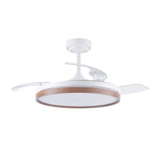 LED fan with folding blades Tamero Cherry CCT Dim (72W)