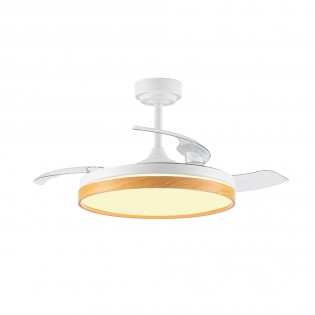 LED fan with folding blades Tamero Beech CCT Dim (72W)