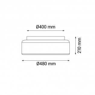 LED Ceiling Fan Alan Move CCT Dim (38W)