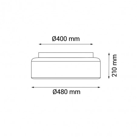 LED Ceiling Fan Alan Move CCT Dim (38W)