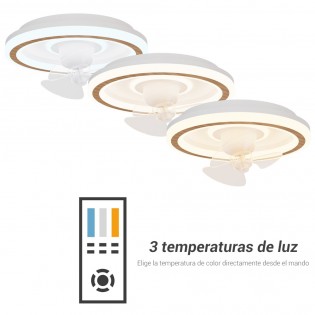Ventilador de techo LED Alan Move CCT Dim (38W)
