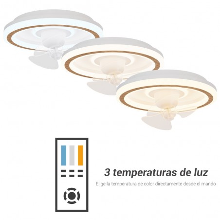 LED Ceiling Fan Alan Move CCT Dim (38W)