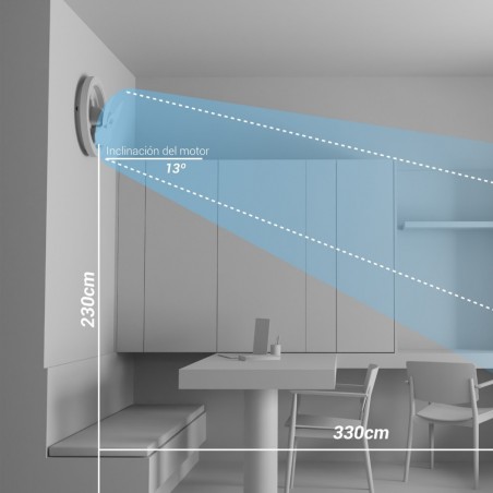 LED Ceiling Fan Alan Move CCT Dim (38W)