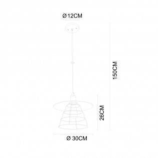 Plafón de techo Ball