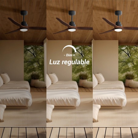 Ventilador de techo LED Balcony XL CCT Dim (20W)