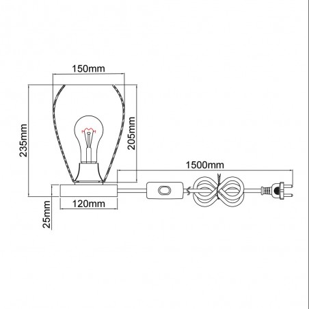 Table lamp Pablo