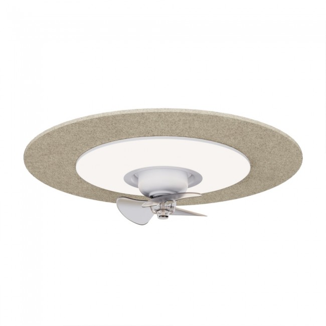 LED Ceiling Flush Fan Fono CCT Dim (32W)