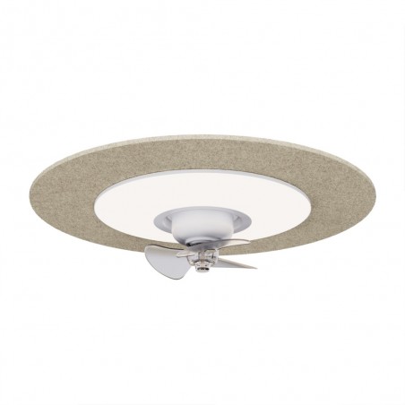 LED Ceiling Flush Fan Fono CCT Dim (32W)