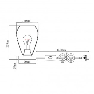 Table lamp Fanni