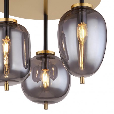 Flush light Blacky (3 Lights)