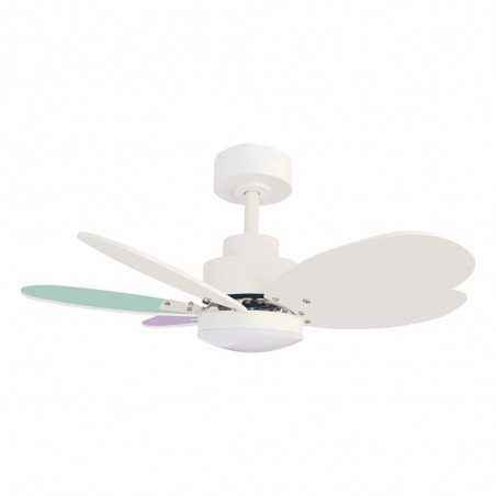 Ventilador de techo LED Rainbow S Multicolor CCT Dim (18W)