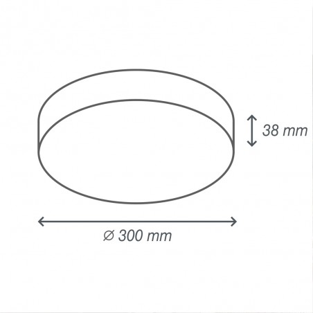 Downlight de superficie LED Gelys (30W)