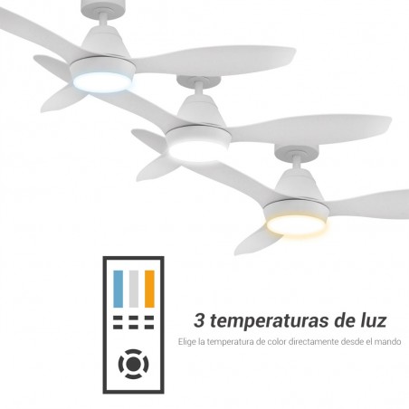 Ventilador de techo LED Lara CCT Dim (18W)