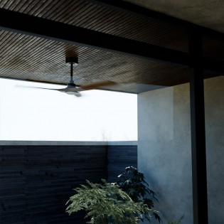 LED Ceiling Fan Carla L CCT Dim (21W)