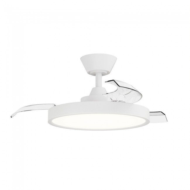 LED ceiling fan retractable blades Bombay Estilo S CCT Dim (24W)