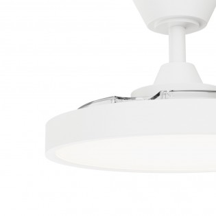 LED ceiling fan retractable blades Bombay Estilo S CCT Dim (24W)
