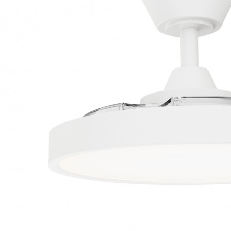 LED ceiling fan retractable blades Bombay Estilo S CCT Dim (24W)