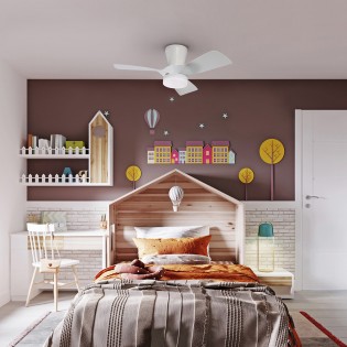 LED Ceiling Fan Polaris CCT Dim (22W)