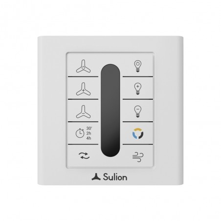 Control inalámbrico de pared para ventiladores Sulion