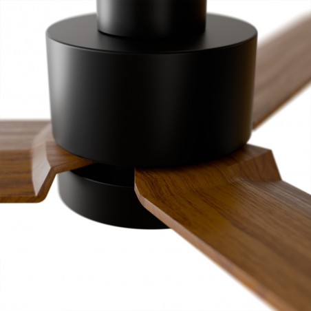Ceiling Fan Anne Black+Wood