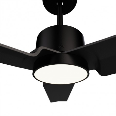 Ventilador de techo LED Anne Negro CCT Dim (20W)