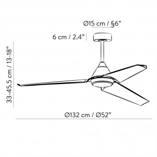 Bora LED-Ventilator für den Außenbereich (20W)