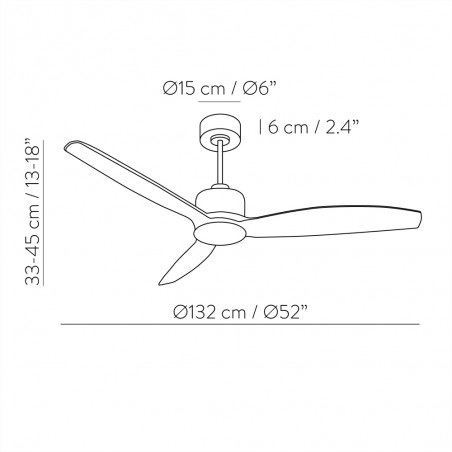 Ventilador de techo Garbin