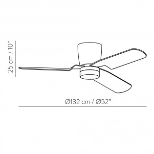 Ventilador de techo LED Brisa (15W)