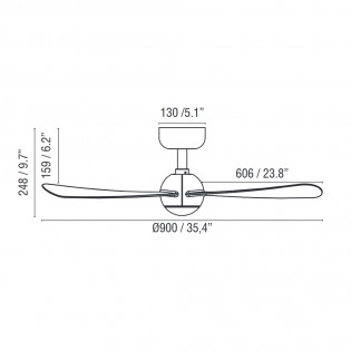 Ceiling Fan Sfera S