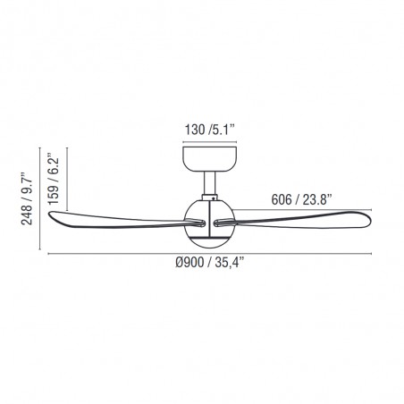 Ceiling Fan Sfera S