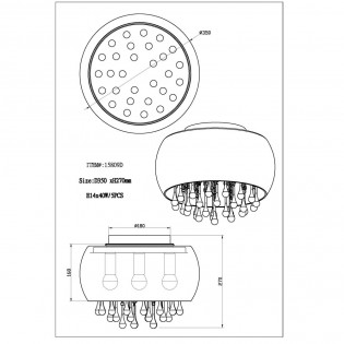 Flush light Kalla
