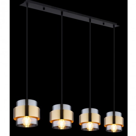 Lámpara colgante lineal Milley (4 Luces)