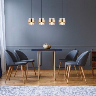 Pendant lamp linear Milley (4 Lights)
