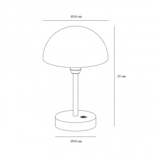 Rechargeable table lamp LED Ellen To-Go (2.8W)