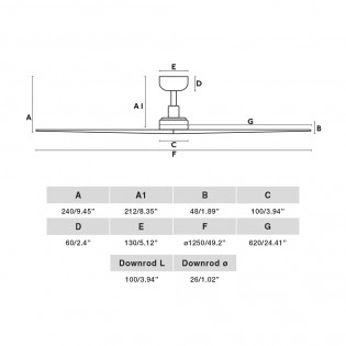 Ceiling fan Klim M
