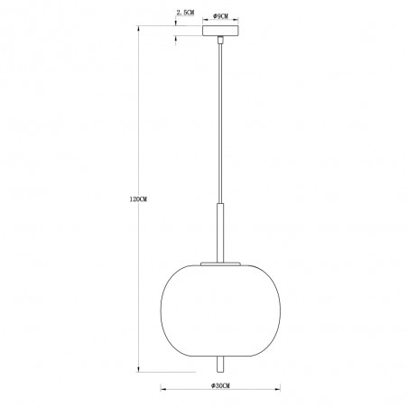 Pendant lamp Blacky