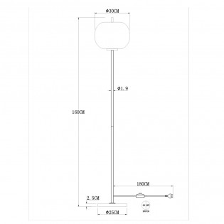 Floor lamp Blacky