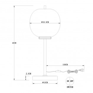 Table lamp Blacky