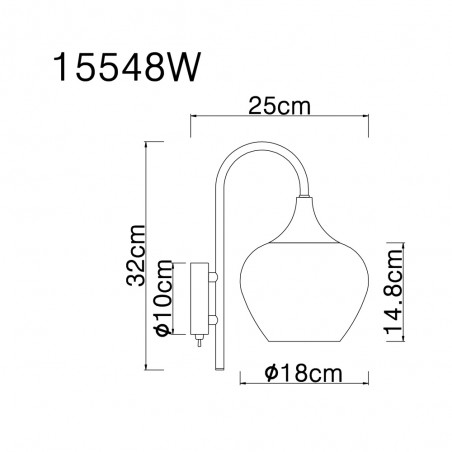 Aplique de pared Maxy