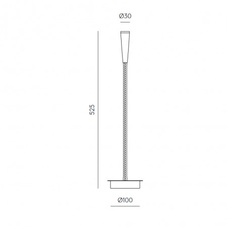 LED Wall Light Flexi Leather (3W)