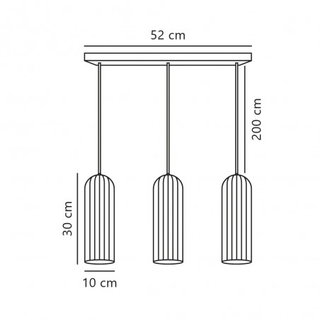 Pendant Lamp Miella (3 lights)