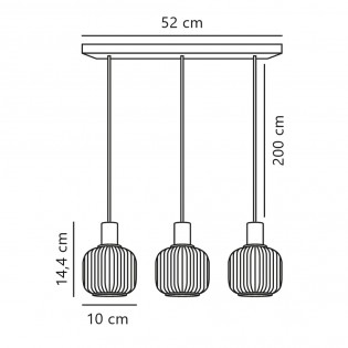 Pendant Lamp Milford Mini (3 lights)