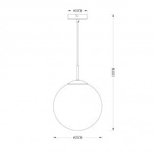 Ceiling lamp Varus Níquel