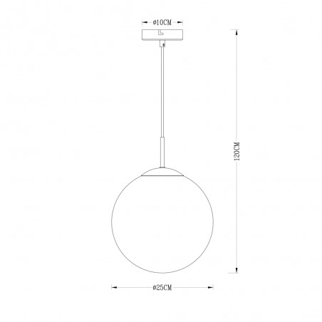 Ceiling lamp Varus Níquel