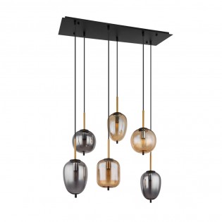 Pendant lamp Blacky Mix (6...